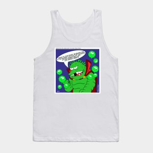 Omicron persei 8, the invasion not so easy of covid19 comic Tank Top